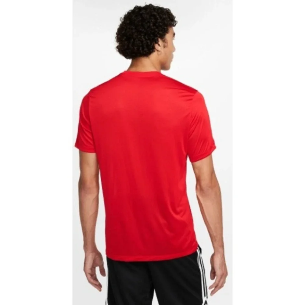 The Nike Tee JUST DO IT Basketball Dri-Fit Red Shirt Men's Medium HF6203-657 NWT